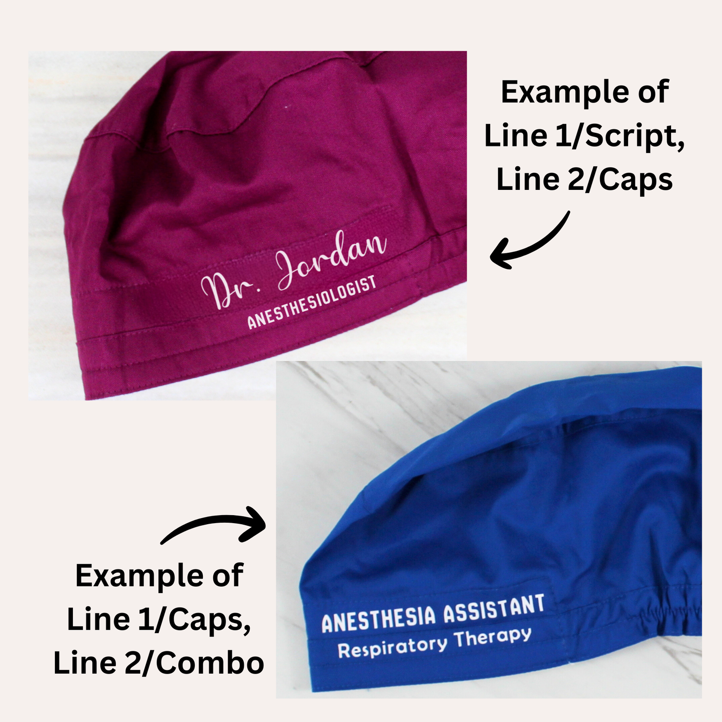 Custom Scrub Cap
